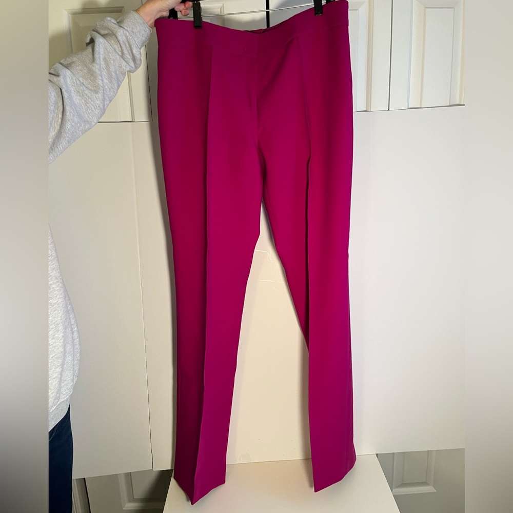 Escada hot pink pants sz 42/12